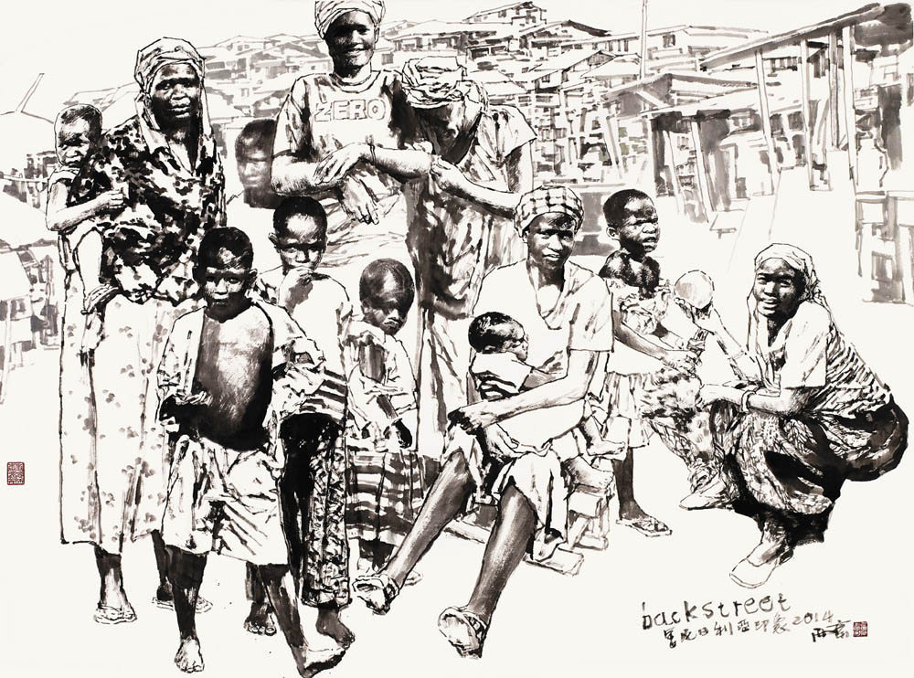 尼日利亚街景 164X121cm 2018年.jpg 尼日利亚街景 164X121cm 2018年.jpg