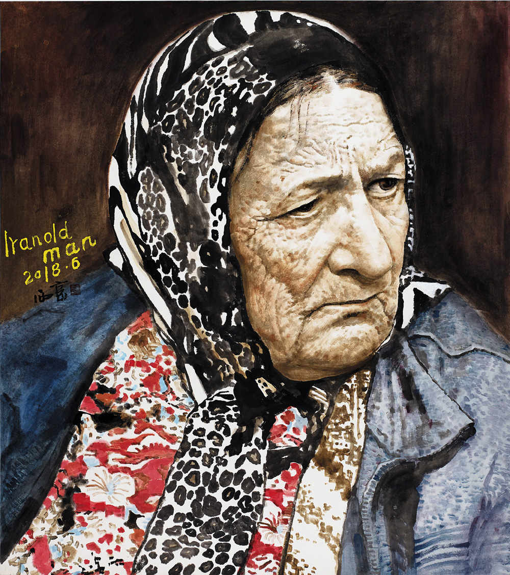 伊朗老人 145cmx129cm 2018年.jpg 伊朗老人 145cmx129cm 2018年.jpg